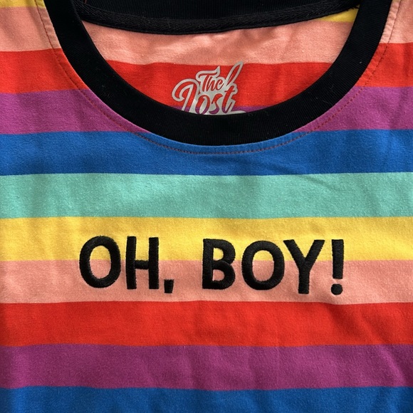 The Lost Bros Disney Crop Top Tee / Sz M - Picture 2 of 3
